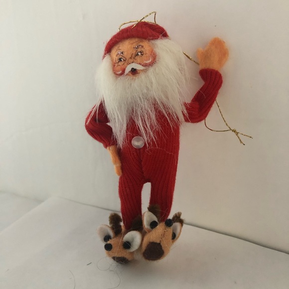 Annalee Other - Bedtime Santa Annalee Ornament 2007 With Reindeer Slippers